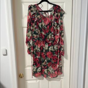 H&M Floral 3/4 Long Sleeve floral Dress